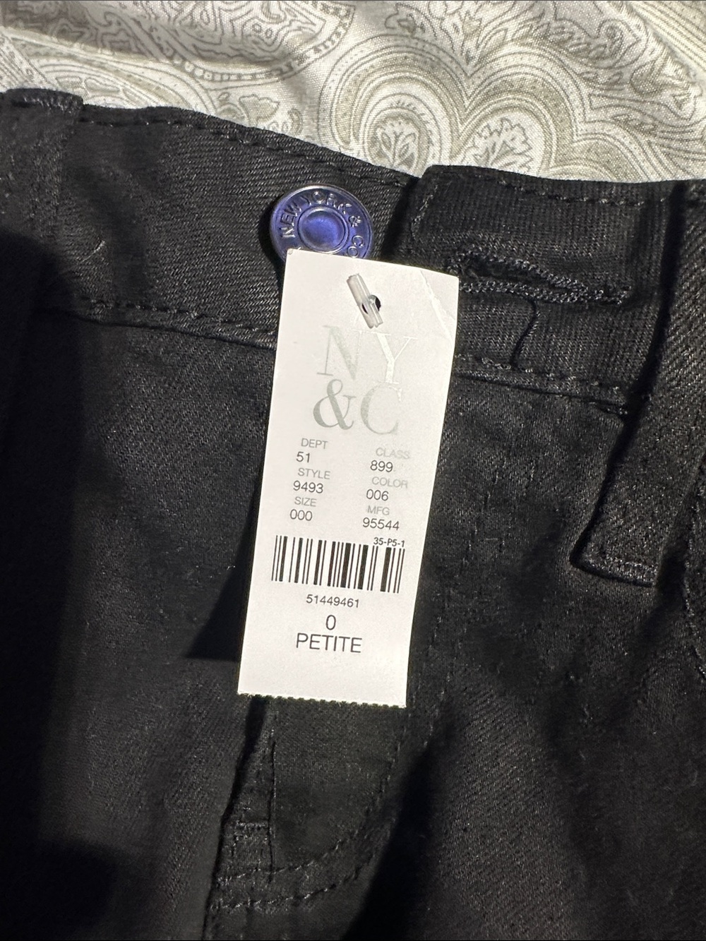 New York & Company Black Women's Boot Cut Jeans - Picture 2 of 2